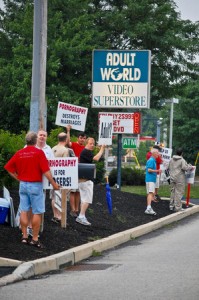 Aug 11 Protest pic 21 199x300 Local Group Takes Porn Protest to Adult World