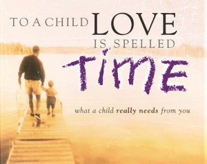 A Child Spells time -TIME