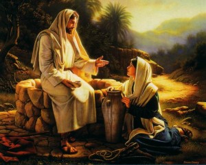 Jesus with Samaritan