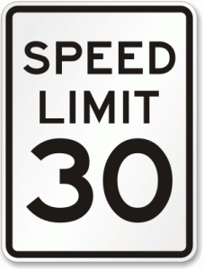 speed limit 30